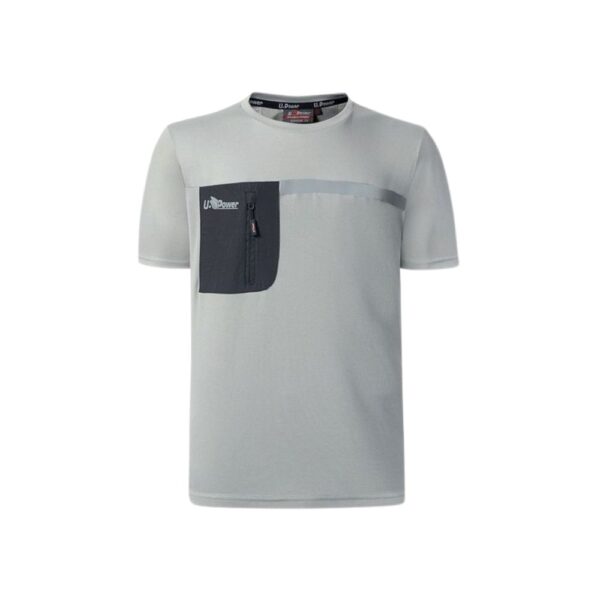 U-POWER T-shirt da lavoro CHRISTAL Lime Stone